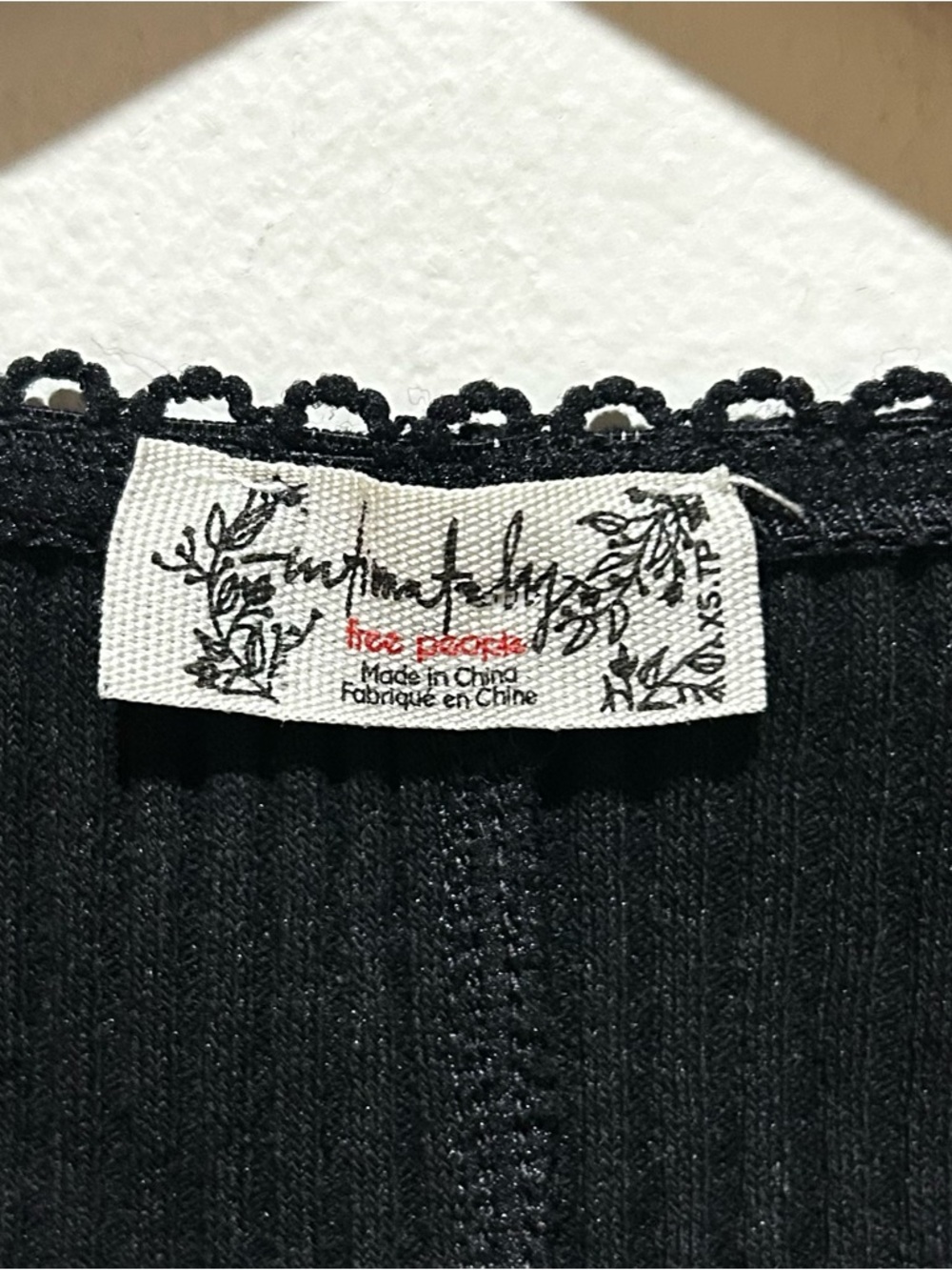 Intimately Free People Women’s Most Wanted Cardi Black Ribbed Knit Top - Size XS - Picture 3 of 6